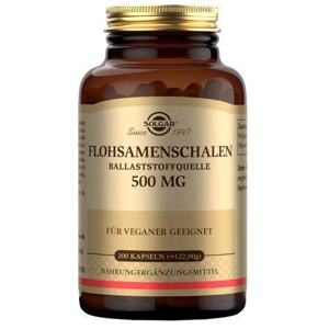 Solgar Flohsamenschalen 500 mg Kapseln Produktbild