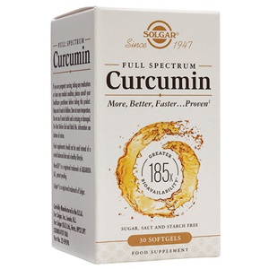 Solgar Full Spectrum Curcumin - 30 kaps. produktbillede