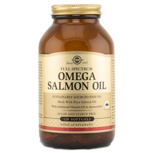 Solgar Full Spectrum Omega Salmon Oil 120 Softgels produkt bild