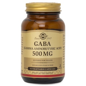 Solgar GABA 500 mg 50 kapsler produktbillede