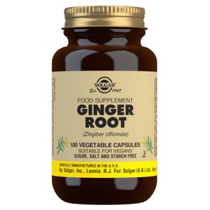 Solgar Ginger Root 100 kapsler produktbillede