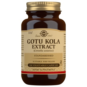Solgar Gotu Kola 100 kapsler produktbillede