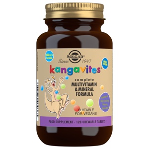 Solgar Kangavites® Bouncing Berry Barnvitamin 120 tab produkt bild