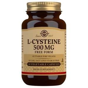 Solgar L-Cystein 500 mg 30 kapslar produkt bild