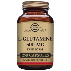Solgar L-Glutamin 500 mg - 250 kaps. produktbillede