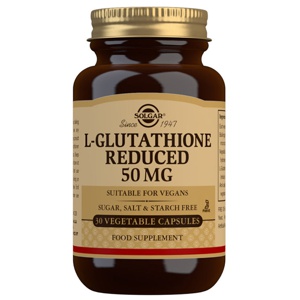 Solgar L-Glutathione 50 mg 30 kapsler produktbillede