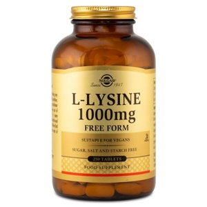 Solgar L-Lysine 1000 mg 250 tabl produktbillede