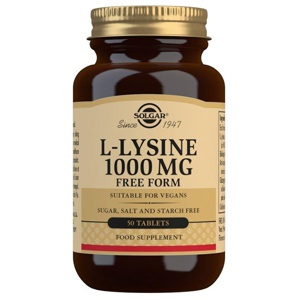 Solgar L-Lysine 1000 mg, 50 tabl produkt bild