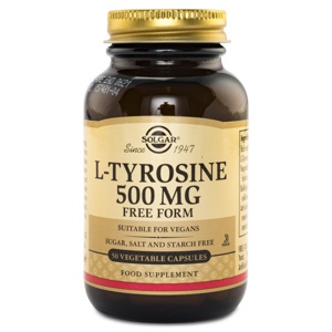 Solgar L-Tyrosine 50 kapsler produktbillede
