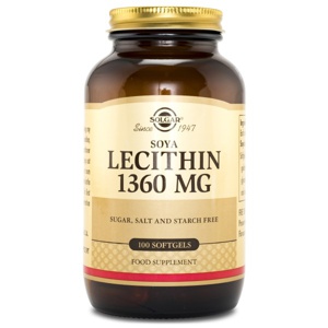 Solgar Lecithin 100 kapsler produktbillede
