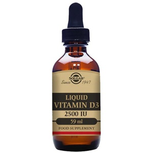 Solgar Liquid Vitamin D3 2500 IU (62.5 ug) Natural Orange Flavour 59ml product image