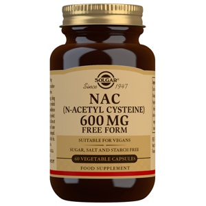 Solgar NAC 60 kapsler produktbillede