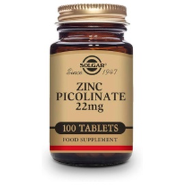 Solgar Picolinato Zinc 22Mg. Comprimidos 100 Un Produktbild