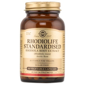 Solgar Rhodiola Root Extract 60 kapsler produktbillede