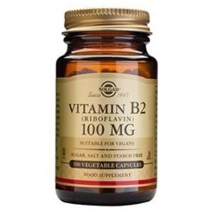 Solgar Vitamin B2 (Riboflavin) - 100 kap produktbillede