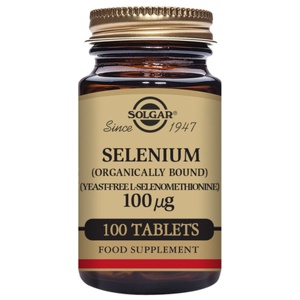Solgar - Selen 100 mcg jästfri (100 tabletter) produkt bild
