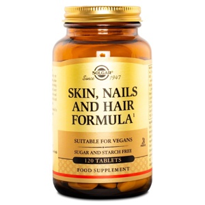 Solgar Skin Hair & Nails 120 tabletter produktbillede
