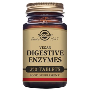 Solgar Vegan Digestive Enzymes - 250 tyggetabletter produktbillede