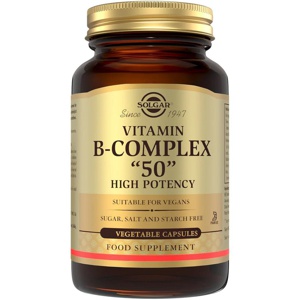 Solgar Vitamin BComplex 50 High Potency Vegetable Capsules Pack of 50 product image