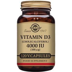 Solgar Vitamin D3 4000 IU (100 µg) 120 kapslar produkt bild