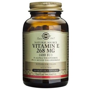 Vitamin E 400 IU 50 kapslar produkt bild