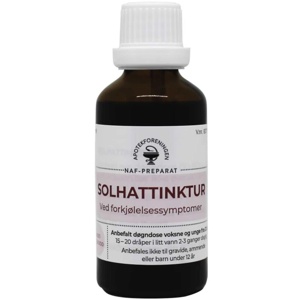 Solhattinktur NAF dråper produktbilde