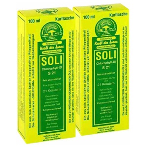 Soli-Chlorophyll-Öl S 21, 2x100 ml Öl Produktbild