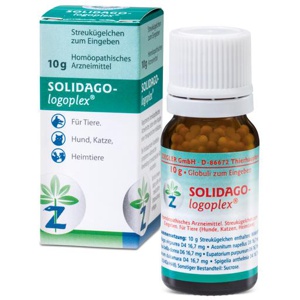 SOLIDAGO-LOGOPLEX-Globuli-vet Produktbild