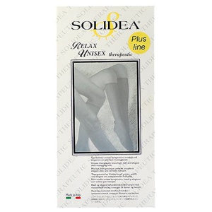 Solidea Knæ Relax Unisex KL2 Plusline Sort X-Large 1 par produktbillede