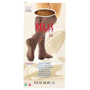 Solidea Relax Unisex knæstøttestrømpe 70 camel Str. XL, 1 par produktbillede