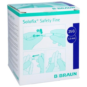 SOLOFIX Safety Fine Lanzetten 25 Gx1,5 mm Produktbild