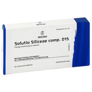 SOLUTIO SILICEAE comp.D 15 Ampullen Produktbild