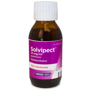 Solvipect 20 mg/ml mikstur 100 ml produktbilde