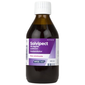 Solvipect 20 mg/ml mikstur 250 ml produktbilde