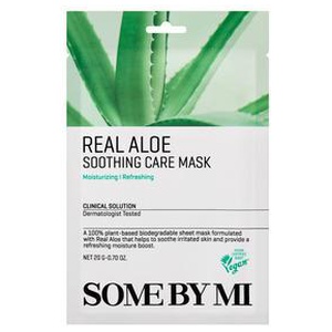 Some By Mi Real Aloe Soothing Care Mask - 20 g. produktbillede