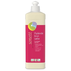 Sonett Brun Sæbe Flydende 500 ml produktbillede