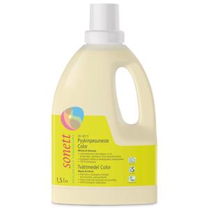 Sonett Flytande Tvättmedel Color Mynta & Citron 1500 ml produkt bild
