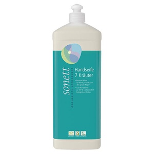 Sonett Håndsæbe 7 Urter   1 liter produktbillede