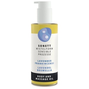 Sonett Krops & Massageolie Lavendel/ Boswelia - 145 ml. produktbillede