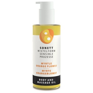 Sonett Krops & Massageolie Myrte-Orangeblomst 145 ml produktbillede