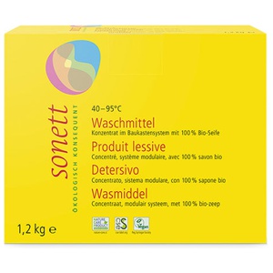 Sonett Vaskepulver Hvitt & Farget tøy 1,2 kg produktbilde