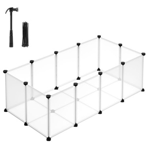 Songmics Cabinet aus Plastik, weiß Produktbild