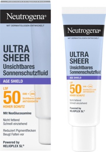 Sonnenfluid Gesicht, ultra sheer age shield, LSF 50, 50 ml Produktbild