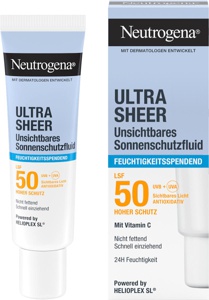 Sonnenfluid Gesicht, ultra sheer feuchtigkeitsspendend, LSF 50, 50 ml Produktbild