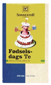 Sonnentor Fødselsdags te Ø - 18 br produktbillede