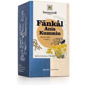Sonnentor Fänkål-Anis-Kummin Tepåsar EKO 30g produkt bild