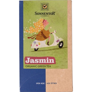 Sonnentor Grøn Te Jasmin Økologisk   18 breve produktbillede