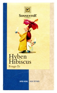 Hyben-Hibiskus Frugt te Øko. - 18 breve produktbillede