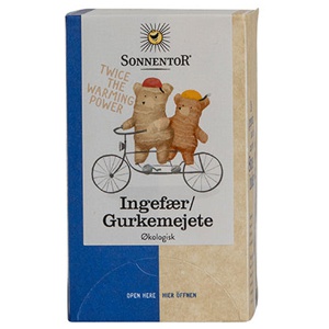 Sonnentor Ingefær/gurkemeje Te Økologisk   18 breve produktbillede