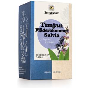 Sonnentor Timjan-Fläder-Salvia Tepåsar EKO 25g produkt bild